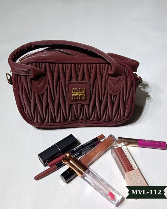 Mini Çanta Nakış Desenli